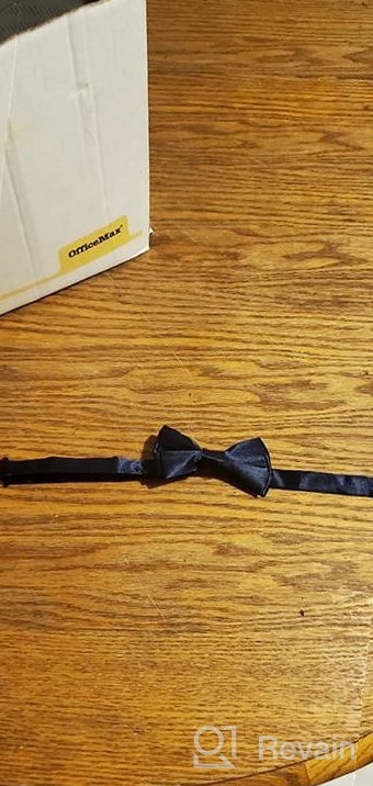 img 1 attached to 👶 Toddlers Adjustable Metallic Bowtie - Boy's Accessories in Bow Ties review by Matthew Coste