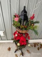 img 1 attached to Add Charm To Your Outdoor Area With Gardman R945 Forge Hanging Basket And Coco Liner | 12" X 7" Dimensions review by George Ahmed