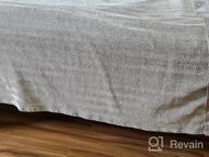 img 1 attached to Soft And Breathable Charcoal Cotton Thermal Blanket - Perfect Bed Layering For All Seasons | Glamburg 100% Cotton Twin Size review by Teresa Santos