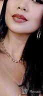 img 1 attached to 14K Gold Plated Y2K Style Chunky Earring Link Chain Set For Women And Girls review by Chris Willis