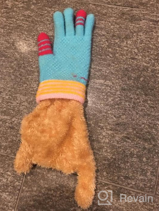 img 1 attached to Stay Warm in Style: Gilbin Toddler Kids 🧤 Fuzzy Interior Gloves 6 Pack for Boys' Cold Weather Accessories review by Keith Wolff