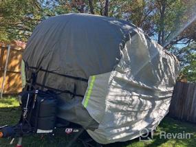img 5 attached to ELUTO 16' - 18' Travel Trailer RV Cover: 7-Layer Protection, Windproof丨Waterproof丨Breathable & Anti-Tear With 4 Tire Covers & 2 Straps