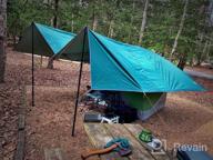 img 1 attached to Lightweight And Durable Camping Tarp Shelter With Hammock Rain Fly For Fishing, Beach, And Picnic - Waterproof, Portable, And Compact - Anyoo review by Brian Gopalan