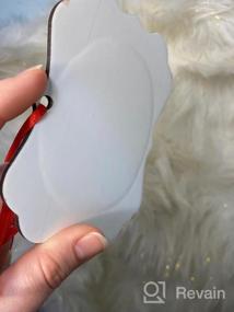 img 6 attached to 🎄 DIY Christmas Tree Decor: 12 Bulk Sublimation Blank Pendants for 2022 Christmas Ornaments