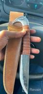 img 1 attached to Norse Tradesman Viking Knife With Boar'S Head Hilt & Leather Sheath - 5.5" Carbon Steel Blade review by Jeff Grindley