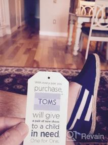 img 6 attached to TOMS University Classics Black Stripe Men's Shoes