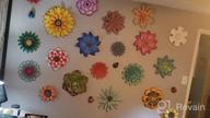 img 1 attached to Elegant Metal Sunflower Wall Decor For Indoor And Outdoor Spaces: EASICUTI Hanging Flower Sculptures In 12 Inch Size review by Dezz Watson