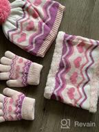 img 1 attached to 🧣 Stay Warm and Connected with Striped Boys' Winter Beanie Touchscreen Gloves - Essential Cold Weather Accessories review by Carlos Barrett
