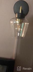 img 5 attached to Modern Wall Lamp: TeHenoo Plug-In Sconce With Frosted Glass Shade & On/Off Switch For Living Room, Bedroom & Bar
