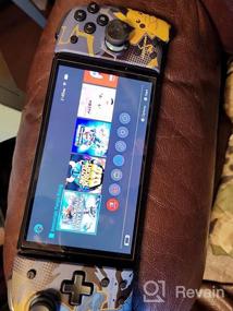 img 6 attached to Испытайте непревзойденный игровой комфорт с Nintendo Switch Split Pad Pro (Pikachu &amp; Lucario) — официально лицензированным аксессуаром Pokémon