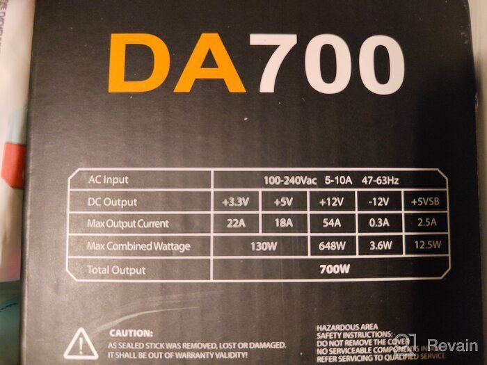 img 1 attached to Deepcool DA700 80 Plus Bronze Certified ATX Power Supply: Advanced Flat Cable Design for Enhanced Efficiency review by Hemant Hemant ᠌