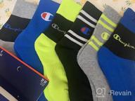 img 1 attached to Ultimate Comfort and 🧦 Style: Champion Kid's Sock Multipacks Unleashed! review by Justin Webb