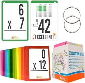 img 4 attached to Multiplication Flash Cards For 3Rd Grade: 169 Math Manipulatives, Times Table Games For Kids Ages 4-8 & Up - 1St, 2Nd, 4Th, 5Th, And 6Th Grade By WhizBuilders