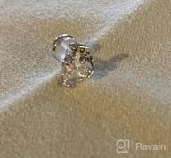 img 1 attached to S925 Sterling Silver Post CZ Heart 2021 Initial Stud Earrings: The Perfect Graduation Gift for Her review by Joshua Follansbee