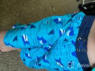 img 1 attached to Infant/Toddler/Little Boys' 2-Piece Rash Guard 👶 and Trunk Swimsuit Set by Quad Seven Boys review by Julio Fernandez