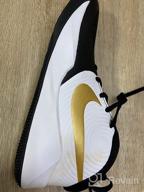 img 1 attached to Nike Hustle Sneaker: Stylish University Black Girls' Athletic Shoes review by Shawna Williams