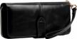 heshe ladies' genuine leather wallet: spacious purse with credit card slots & wristlet logo