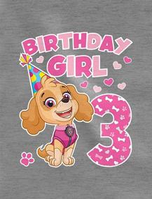 img 3 attached to Adorable Birthday Patrol Infant Fitted T Shirt: Perfect Girls' Clothing for Fun-Filled Celebrations!