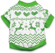 🎄 droolingdog christmas tee shirts: festive holiday t-shirt for small dogs | green dog xmas clothes for small to medium sizes логотип