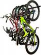 storeyourboard bike storage rack, holds 5 bicycles, home and garage organizer, adjustable wall hanger mount logo