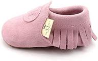 👦 boys' leather moccasins shoes - liv leo slippers logo