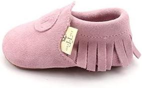 img 1 attached to 👦 Boys' Leather Moccasins Shoes - Liv Leo Slippers