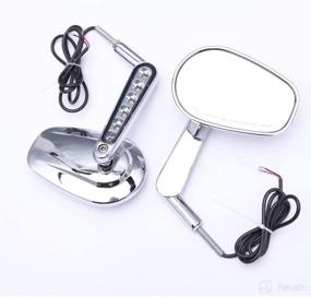 img 3 attached to DREAMIZER Motorcycle Mirrors Handlebar Compatible Motorcycle & Powersports