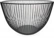 large teetookea metal wire fruit basket - creative minimalist line design for kitchen counter decor logo