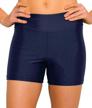 ebuddy tummy control swim shorts for women - perfect for summer swimwear logo