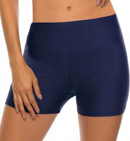 img 3 attached to EBuddy Tummy Control Swim Shorts For Women - Perfect For Summer Swimwear