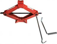 parts-diyer red 2 ton scissor lift jack - stabilizer jacks for car truck rv automotive logo