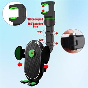 img 3 attached to Rearview Upgrade Multifunctional Rotatable Adjustable Car Electronics & Accessories