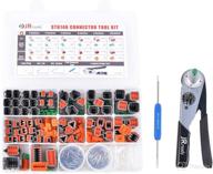 🔌 jrready st6146 dt deutsch connector kit, gray - 368 pcs connector set with solid terminal contact, crimping tool, and removal tool for 12-22awg логотип