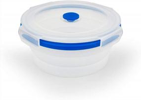img 2 attached to Reusable Collapsible Food Storage Containers With Airtight Lids - Set Of 4