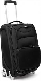 img 1 attached to NFL 21-Inch Travel Luggage With Carry-On Size