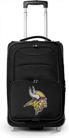 img 4 attached to 21-дюймовый дорожный чемодан NFL с ручной кладью
