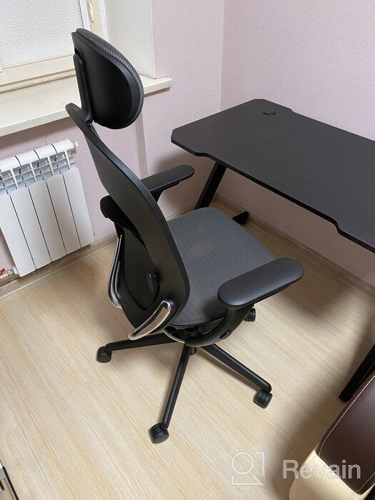 img 2 attached to 🪑 Xiaomi YMI Office Computer Chair with Textile Upholstery in Black - Ergonomic and Stylish for Maximum Comfort review by Micha Jwiak ᠌