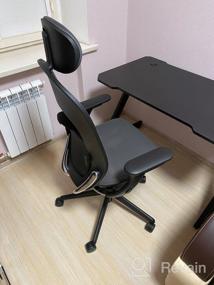 img 10 attached to 🪑 Xiaomi YMI Office Computer Chair with Textile Upholstery in Black - Ergonomic and Stylish for Maximum Comfort