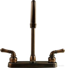 img 3 attached to Dura Faucet DF-PK330HC-ORB RV J-Spout Kitchen Sink Faucet (Oil-Rubbed Bronze)