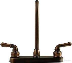 img 2 attached to Dura Faucet DF-PK330HC-ORB RV J-Spout Kitchen Sink Faucet (Oil-Rubbed Bronze)