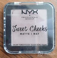 img 1 attached to NYX professional makeup Pressed Blush Sweet Cheeks Creamy Powder Matte, 11 Silence Is Golden review by Anastazja Matejczyk