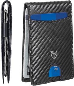 img 4 attached to 💼 Men's Accessories: Tipmile Bifold Wallet with Credit Card Slots and Money Organizers