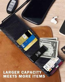 img 3 attached to 💼 Men's Accessories: Tipmile Bifold Wallet with Credit Card Slots and Money Organizers