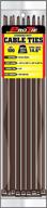 🔒 pro tie br14sd100: premium 14.6-inch brown standard duty color cable tie - durable nylon, 100-pack logo