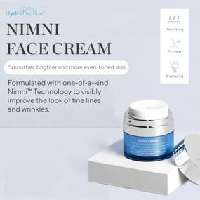 img 3 attached to HydroPeptide Nimni Face Cream | Patented Collagen Support For Anti-Aging & Improved Skin Elasticity, 0.5Oz