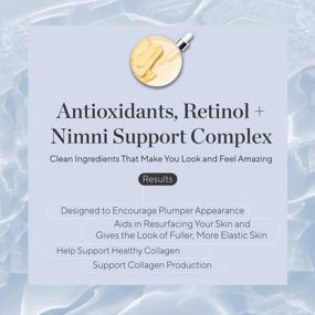 img 1 attached to HydroPeptide Nimni Face Cream | Patented Collagen Support For Anti-Aging & Improved Skin Elasticity, 0.5Oz