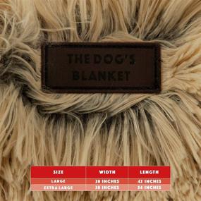 img 2 attached to 🐶 The Dog's Blanket Sound Sleep Donut Blanket: Large Calming Snuggler, Anti-Anxiety Premium Quality Blanket in Dog Biscuit Beige