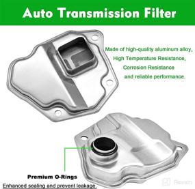 img 3 attached to 🔧 Engine Dancer CVT Transmission Filter and Gasket | Compatible with Caliber Compass Patriot Lancer Outlander Altima 2018-2020 | Part Numbers: 31728-1XF02, 5191890AA, 31728-1XF03 | Includes Bolts and Oil Pan for Enhanced Performance