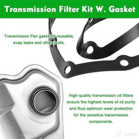 img 2 attached to 🔧 Engine Dancer CVT Transmission Filter and Gasket | Compatible with Caliber Compass Patriot Lancer Outlander Altima 2018-2020 | Part Numbers: 31728-1XF02, 5191890AA, 31728-1XF03 | Includes Bolts and Oil Pan for Enhanced Performance