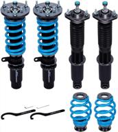 adjustable coilover suspension kit for bmw e46 316i 318d 320i, 323i 325i 328i 330i 1998-2006 - upgraded shock absorber with adjustable damper for enhanced suspension amortiguador logo